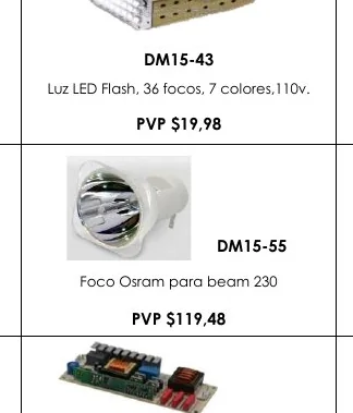 Foco Osram para Beam 230 - DM15-43