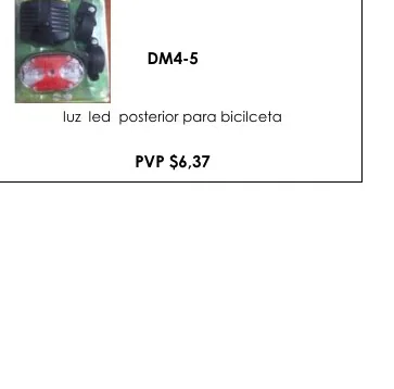Luz Led Posterior para Bicilceta - DM4-5