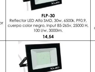 Reflector LED Alfa SMD, 30W, 6500K, PF0.9, - FLP-30