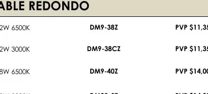 Empotrable REDONDO - DM9-38Z