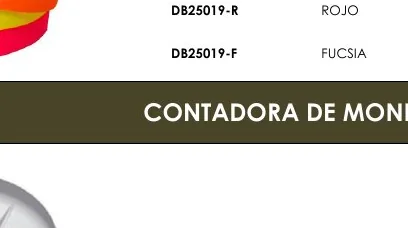 DB25019-R ROJO - DB25019-F
