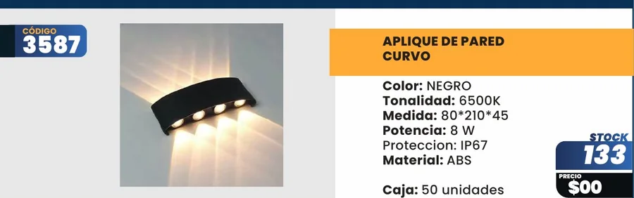APLIQUE DE PARED - 3587
