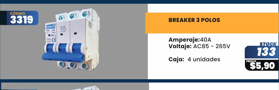 BREAKER 3 POLOS - 3319