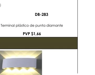Terminal Plástico de Punta Diamante - DB-283