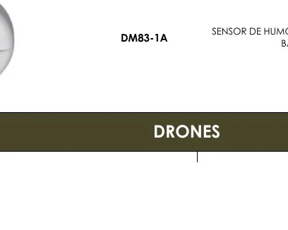 SENSOR DE HUMO - DM83-1A