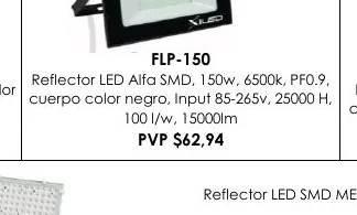 Reflector LED Alfa SMD, 150W, 6500K, PF0.9, - FLP-150