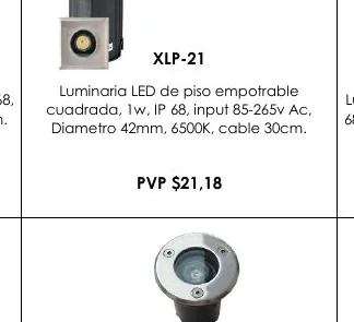 Luminaria LED de Piso Empotrable - XLP-21