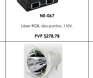 Láser RGB, Dos Puntos, 110V. - NE-067