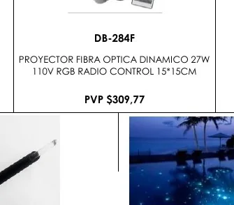 Proyector FIBRA OPTICA DINAMICO 27W - DB-284F
