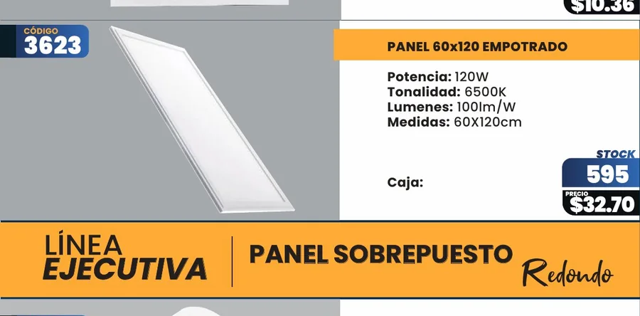 PANEL 60X120 Empotrado - 3623