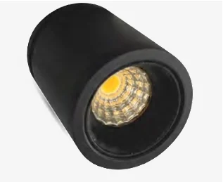 Ojo De Dragón Sobrepuesto 3W Negro 6500K, (cilindro), Ba