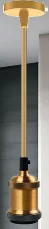 Lámpara Decorativa Dorada Metal 1M, E27, ST-634-S, Ba