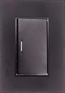 Interruptor Simple Conmutable 16A Linea Tempo Negro, Mf
