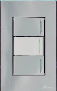 Interruptor Doble Conmutado 16A, Cosmos Color Silver, Mf