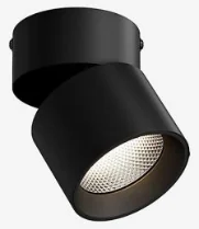 Aplique De Techo Cilindro Tipo Spot, Negro, Dirigible, 10W, 3500K, Os