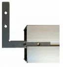 Unión L Horizontal Perfil Aire, Angulo Anclaje Sobrepuesto Canto, Dx