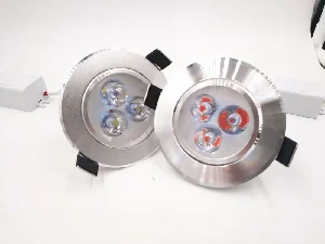 Dicroico Ojo De Buey, 3W Aluminio 3500K, Os