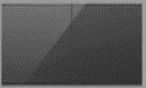 Interruptor Doble, Linea Glass, Darlux Negro