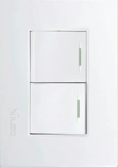 Interruptor Doble Conmutable 16A Linea Tempo Blanco, Mf