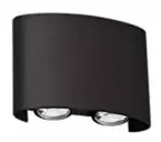Aplique De Pared 3X2 LED, Ojo De Dragón, Rectangular Bidireccional, RGB, Os