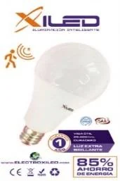 Foco LED Sensor De Movimiento 12W, A60, 6500K, 110V, Mf