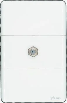 Toma Coaxial, R66, Galaxy Blanco, Mf