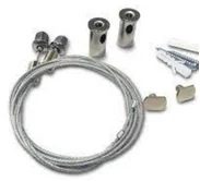 Cable Acero Suspención Perfil Aire Kit De Instalación Colgante, Dx