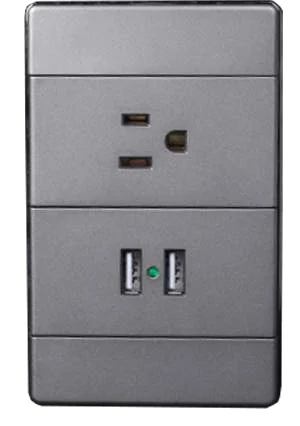 Interruptor Triple 16A, Linea Fussion Elite Plateado, Gl