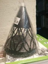 Lampara Cono Negro Caladogeométrico, Os