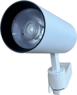 Spot Riel Movil, 20W, 6000K, Blanco, Aluminio,dx