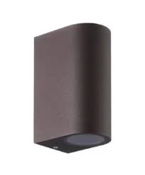 Aplique De Pared Cilíndrico Negro 2 X 3W, Os