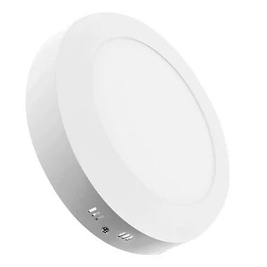 Panel Sobrepuesto Redondo 12W, 6500K, Lumenn, Ba