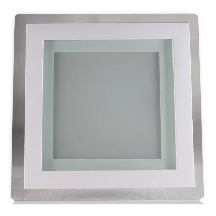 Panel LED Filo De Vidrio Empotrable Cuadrado, 18W, 3 Tonos De Luz, 6500K, 4000K, 3500K, Il