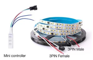 Cinta LED 24 Vdc, Efecto Flowing, 10W/M, 3000K, 126 Leds/m, 900L/M, 5M/ROLLO, Grosor 8 Mm, (CG01021), Dx