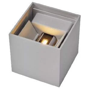 Aplique Cubo Blanco Bidireccional Regulable, 3500K, Fw