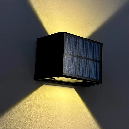 Aplique Solar 10W 3000K, HS-8032, Ba