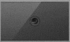 Toma Tv Coaxial, Linea Glass, Darlux Negro