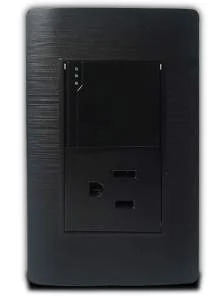 Interruptor Simple Conmutable 16A, Fussion Negro, Gl