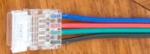 Conector Para Cinta LED RGB, Dx