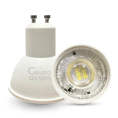 Foco Dicroico GU10 7W 3000K, Ba