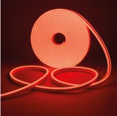 Cinta Neón 5M, 12VDC, Rojo, 5X11MM, 5M, IP65, 8W/M, Ba