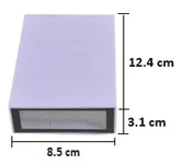 Aplique Blanco, 2X2W, 3000K, IP65, Plástico Reforzado, T/libro, Dx