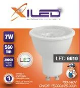 Dicroico LED 7W, Dimerizable, 100-140V, 60HZ,560LM, 38°,4000K, Base GU10, Mf