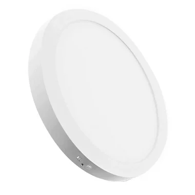 Panel Sobrepuesto Redondo, 18W 6500K, Lumenn, Ba