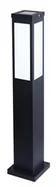 Bolardo Ornamental Mini Poste Exterior, E27, IP65, Base Cuadrada, Aluminio, 90X640MM,DX