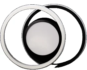 Lámpara Sobrepuesta Aros LED Redondo, 20W X 6500K, Contorno Luz Día, White, Il