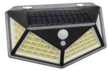 Aplique De Pared Con Panel Solar, 180X120X50 Mm, Mf