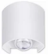 Aplique Blanco, 2X2W, 3000K, IP65, Plástico Reforzado, Dx