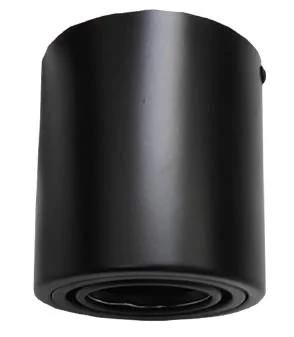 Aplique De Techo, Carcasa Redondo MR-16 Negro, Gl