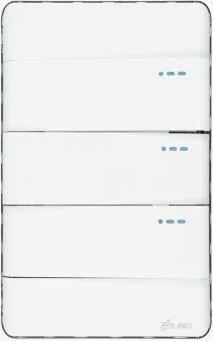 Interruptor Triple Conmutable 16A, Galaxy Blanco, Mf